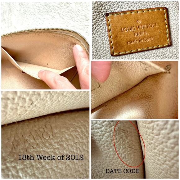 Louis Vuitton Damier Azur Pouch PM or Crossbody Bag NICE! Great gift! - Picture 9 of 13